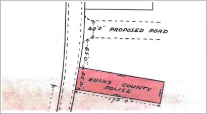 Sample Deed Plan showing measurements