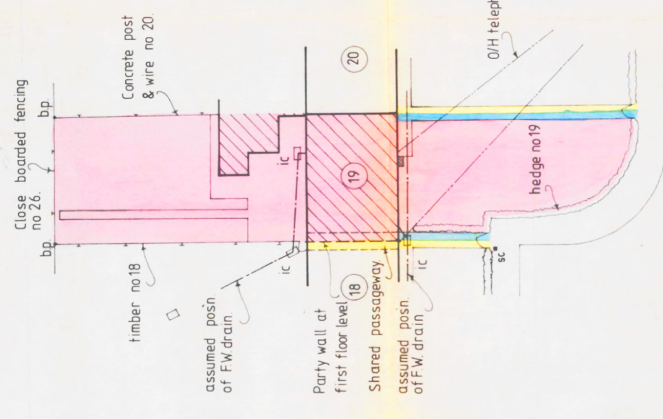 Deed Plan with Notations