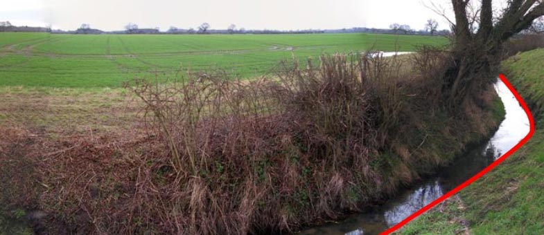 Ditch and Hedge Illustration